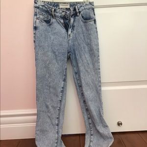 Pacsun acid wash mom jeans